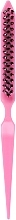 Щітка для волосся стайлінгова CS299R, 22 см, рожева - Cosmo Shop Hair Brush Rose — фото N1