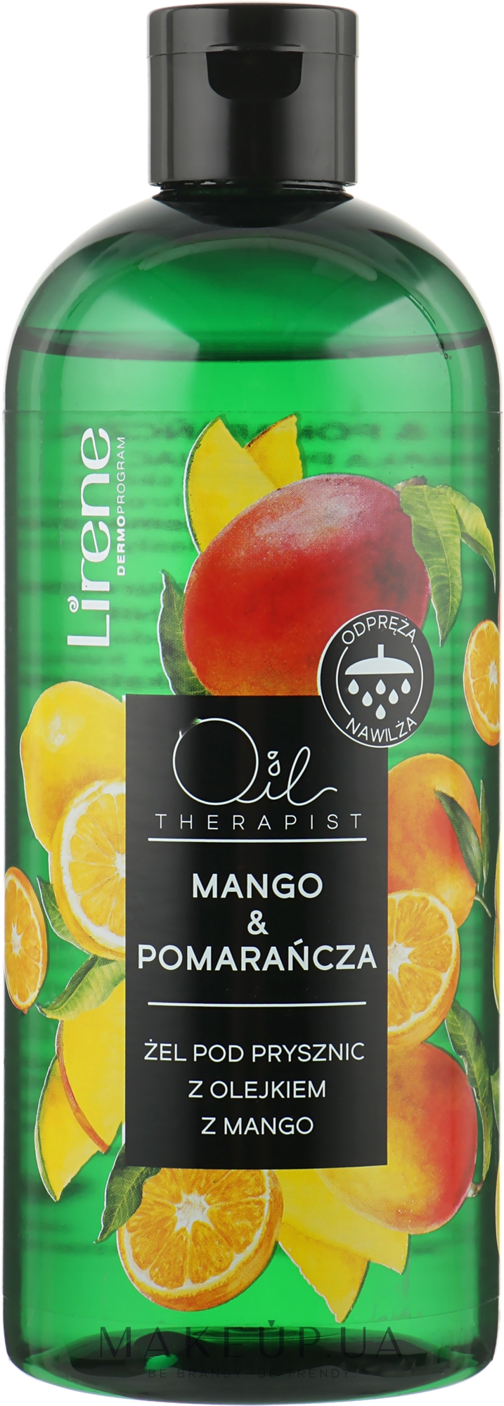 Гель для душу з олією манго "Манго й апельсин" - Lirene Shower Oil Mango & Orange Shower Gel — фото 400ml