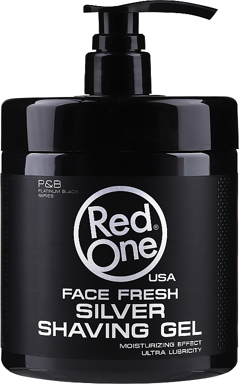 Гель для бритья - Red One Face Fresh Shaving Gel Silver — фото N1