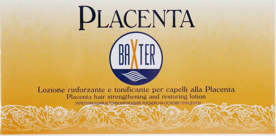 Лечебно-профилактический лосьон с плацентой и пантенолом в ампулах - Punti di Vista Baxter Placenta — фото N2