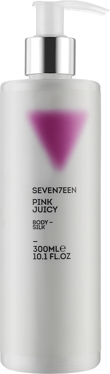 Молочко для тіла "Pink Juicy" - Seventeen Body Silk — фото N1