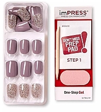 Твердый лак для ногтей - Kiss imPress S Short Length Press-On Manicure — фото N3