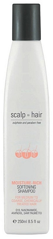 Шампунь увлажняющий - Nak Scalp to Hair Moisture Rich Shampoo — фото N1