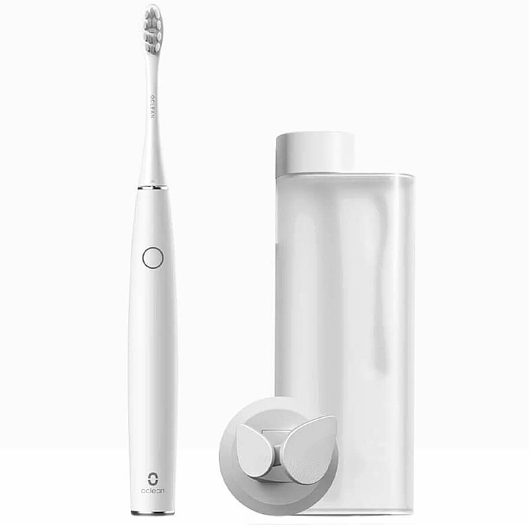 Електрична зубна щітка Oclean Air 2T White, футляр, настінне кріплення - Oclean Air 2T Electric Toothbrush White — фото N4