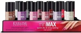 Духи, Парфюмерия, косметика Набор лаков для ногтей - Eveline Cosmetics Mini Max