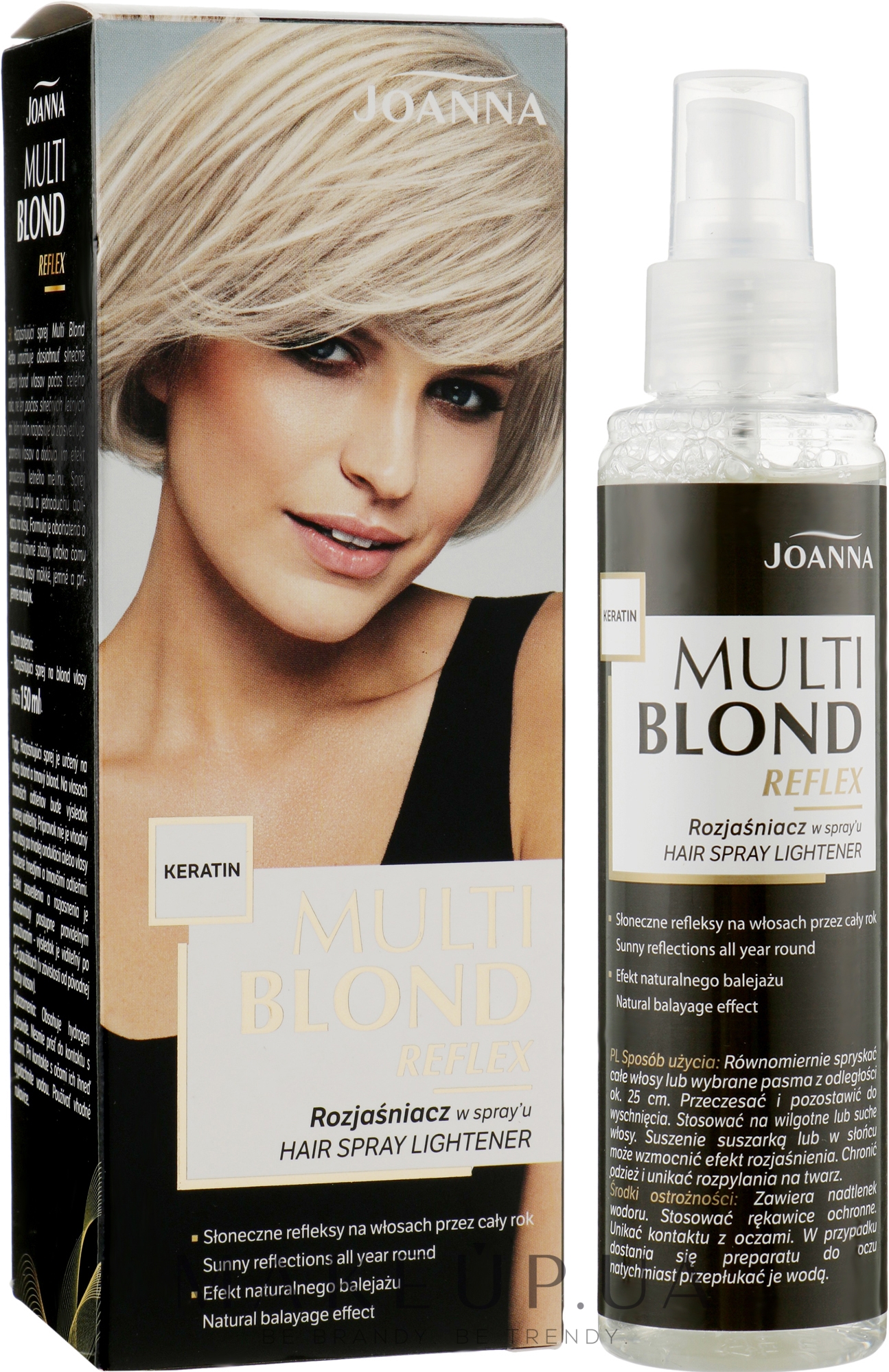 Спрей для освітлення волосся - Joanna Multi Spray Blond — фото 150ml