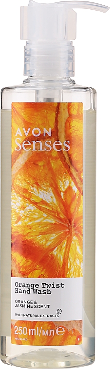 Мыло для рук "Апельсин и жасмин" - Avon Senses Orange Twist Hand Wash — фото N1