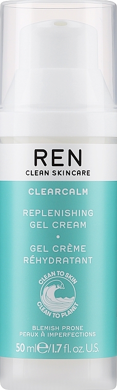 Восстанавливающий гель-крем - Ren Clearcalm Replenishing Gel Cream — фото N1