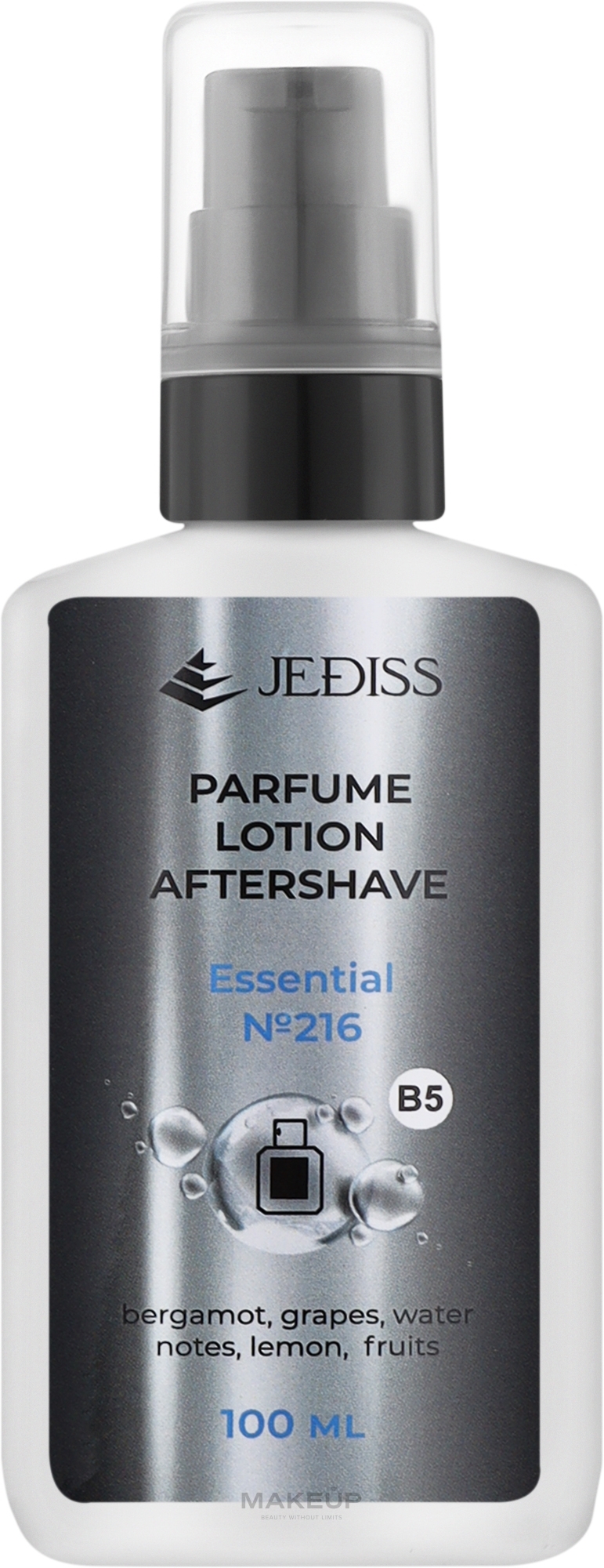 Парфумований лосьйон після гоління "Essential" - Jediss Perfumed Aftershave Lotion — фото 100ml