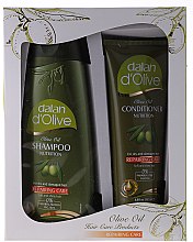 Духи, Парфюмерия, косметика Набор - Dalan D'Olive (shm/400ml + cond/200ml)