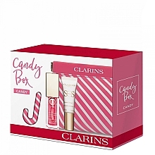 Парфумерія, косметика Набір - Clarins Candy Box Mint (lip/oil/mint/7ml + mascara/3,5ml + pounch) 