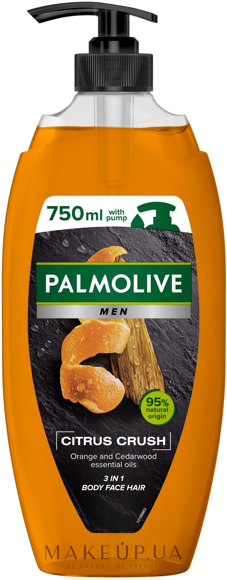 Гель для душа - Palmolive Men Citrus Crush 3w1 — фото 750ml