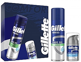 Парфумерія, косметика Набір - Gillette Series (gel/200ml + ash/balm/50ml)