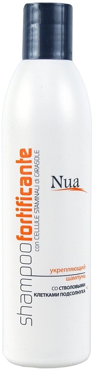 Зміцнюючий шампунь зі стовбуровими клітинами соняшнику - Nua Shampoo Fortificante
