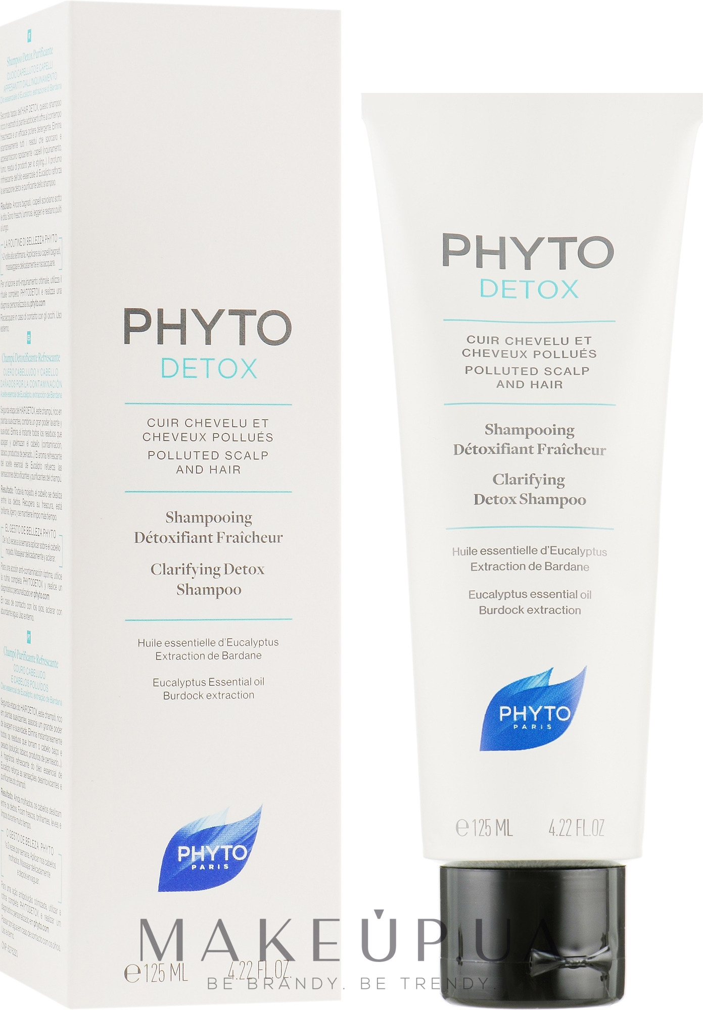 Шампунь-крем для нормального волосся - Phytoneutre Clarifying Shampoo Detox — фото 125ml