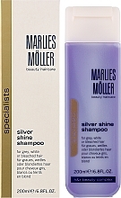 Шампу­нь для блондинок проти жовтизни волосся - Marlies Moller Specialist Silver Shine Shampoo — фото N2