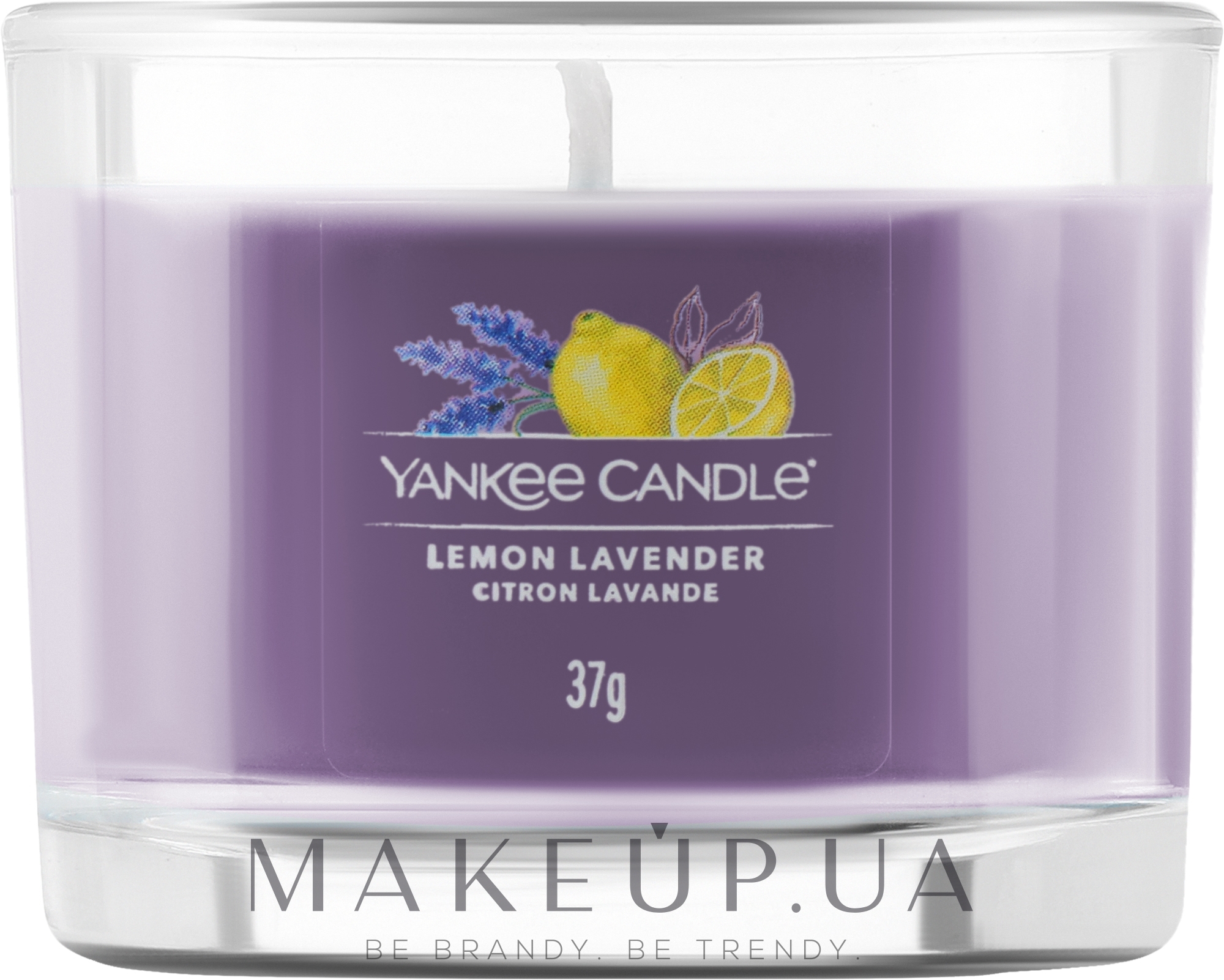 Ароматична свічка в склянці міні - Yankee Lemon Lavender Candle — фото 37g