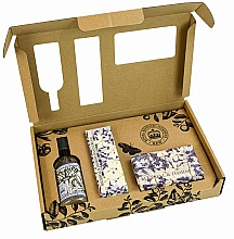 Набор - The English Soap Company Kew Gardens Bluebell & Jasmine Hand Care Gift Box (soap/240g + h/cr/75ml + san/100ml) — фото N2