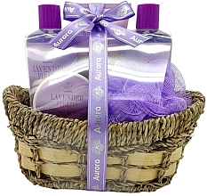 Парфумерія, косметика Набір, 6 продуктів - Aurora Lavender Fields Set