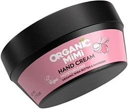 Крем для рук зволожувальний "Ши та малина" - Organic Mimi Hand Cream Moisturizing Shea & Raspberry — фото N1