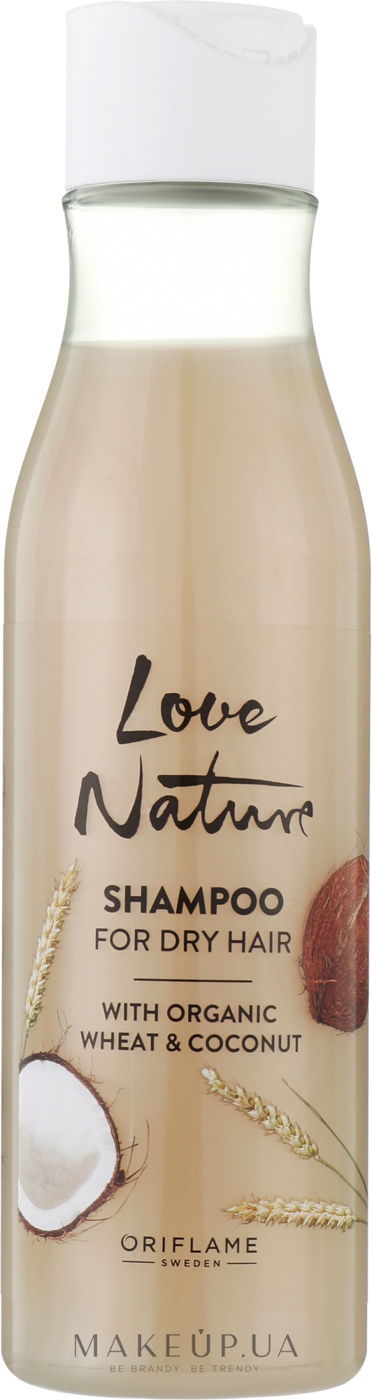 Живильний шампунь для сухого волосся з пшеницею та кокосом - Oriflame Love Nature Dry Hair Shampoo — фото 250ml