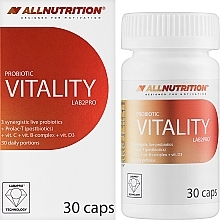 Пищевая добавка пробиотик "Vitality", в капсулах - Allnutrition Probiotic LAB2PRO — фото N2