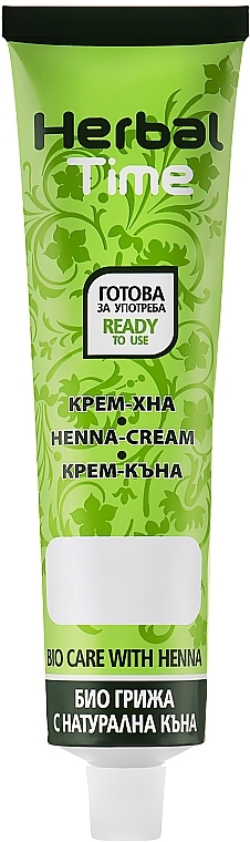 УЦІНКА Натуральна крем-хна для волосся - Herbal Time * — фото N1