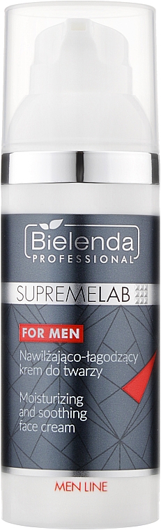 Зволожувальний та заспокійливий крем для обличчя - Bielenda Professional SupremeLab For Men