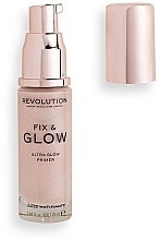 Сияющий праймер для лица - Makeup Revolution Fix & Glow Primer — фото N2