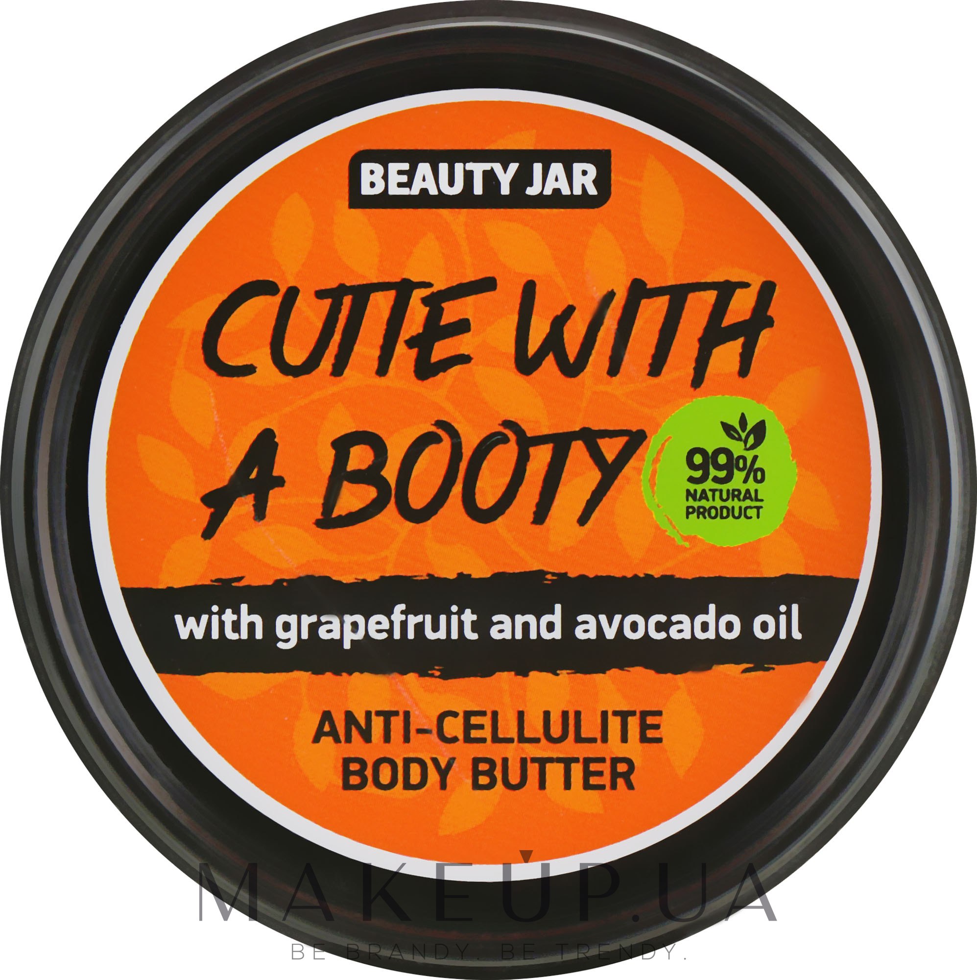 Антицеллюлитное масло для тела "Cutie With A Booty" - Beauty Jar Anti-Cellulite Body Butter — фото 90g
