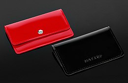 Картхолдер червоний, лаковий "Elegant Red" - MAKEUP — фото N4