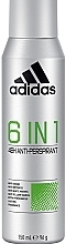 Дезодорант-антиперспірант для чоловіків - Adidas 6 In 1 48H Anti-Perspirant For Men — фото N1
