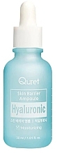 Парфумерія, косметика Зволожувальна сироватка для обличчя - Quret Moisturizing Skin Barrier Ampoule Hyaluronic Serum