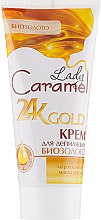 Крем для депиляции тела "Биозолото" - Caramel 24K Gold — фото N2