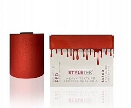 Парфумерія, косметика Фольга для волосся зі зручним вийманням окремих аркушів, 5x300, червона - StyleTek