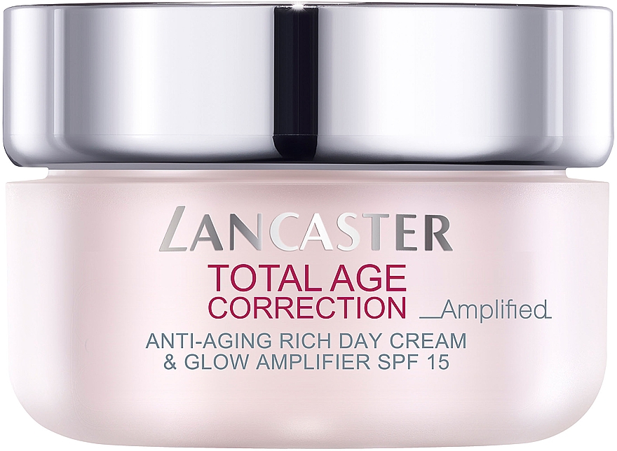 Легкий антивозрастной дневной крем - Lancaster Total Age Correction Complete Anti-Aging Light Cream SPF15 — фото N1
