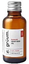 Духи, Парфюмерия, косметика Масло семян конопли для лица - Gruum Botanisk Hemp Seed Oil