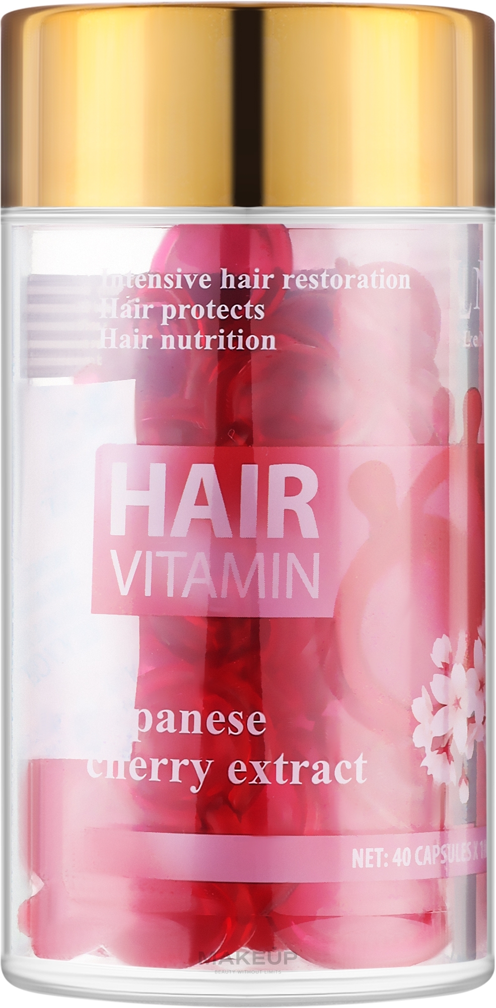 Вітаміни для волосся з екстрактом Японської вишні - LeNika — фото 40x1ml