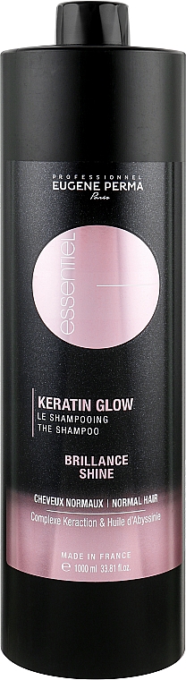 Шампунь с кератинном "Бриллиантовое сияние" - Eugene Perma Essentiel Keratin Glow Reparation Brilliance Shampoo — фото N3