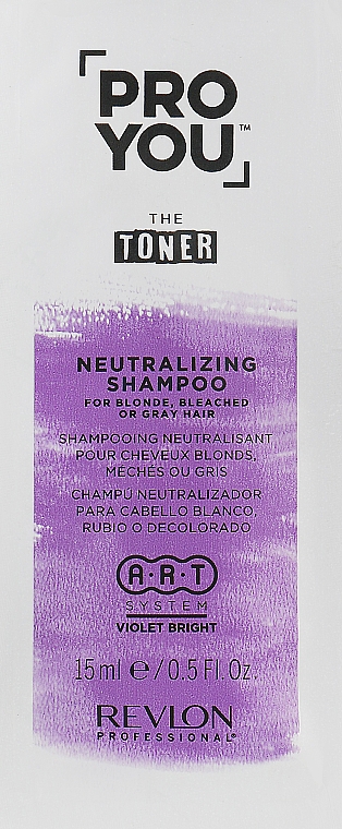 Шампунь для блондованого волосся - Revlon Professional Pro You The Toner Shampoo (пробник) — фото N1