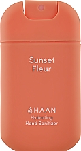 Парфумерія, косметика Очищувальний і зволожувальний спрей для рук "Таємничий захід" - HAAN Hand Sanitizer Sunset Fleur