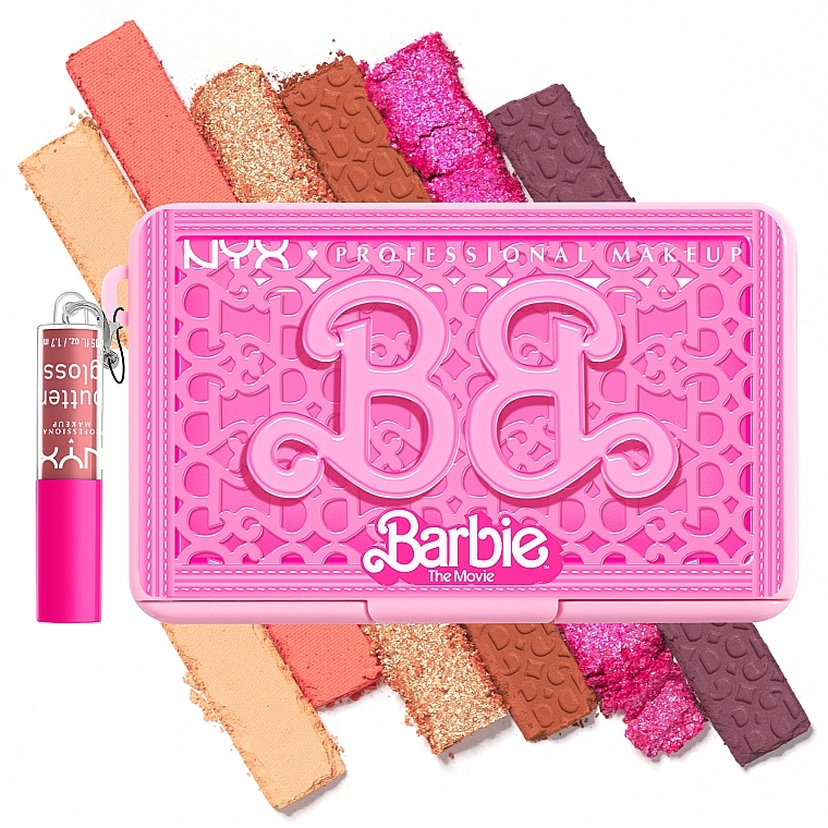 Палетка для макіяжу - NYX Professional Makeup Barbie Limited Edition Collection It's a Barbie Party Palette — фото N5