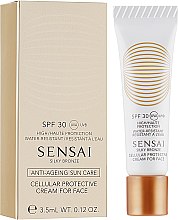 Парфумерія, косметика Сонцезахисний крем для обличчя SPF30 - Sensai Cellular Protective Cream For Face (пробник)