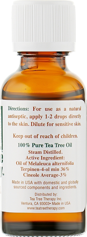 Масло чайного дерева - Tea Tree Therapy Tea Tree Oil — фото N2
