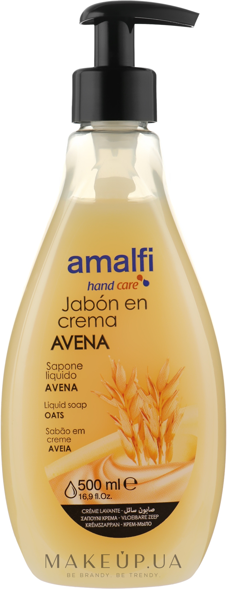 Крем-мыло для рук "Овес" - Amalfi Avena Liquid Soap — фото 500ml