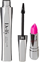 Духи, Парфюмерия, косметика Набор для макияжа - Delfy (lipstick/4g + mascara/12ml)