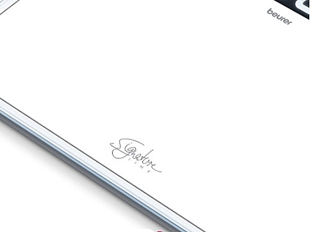 Скляні ваги, білі - Beurer GS 410 Signature Line — фото N3