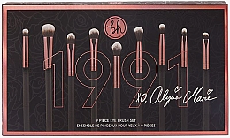 Набір пензликів для тіней, 9 шт. - BH Cosmetics 1991 by Alycia Marie 9 Piece Eye Brush Set — фото N1