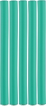 Парфумерія, косметика Гнучкі бігуді 11819-1, 250/20 мм, зелені, 5 шт. - SPL