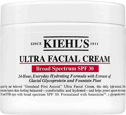 Зволожувальний крем для обличчя з SPF 30 - Kiehl`s Ultra Facial Cream SPF 30 — фото N1